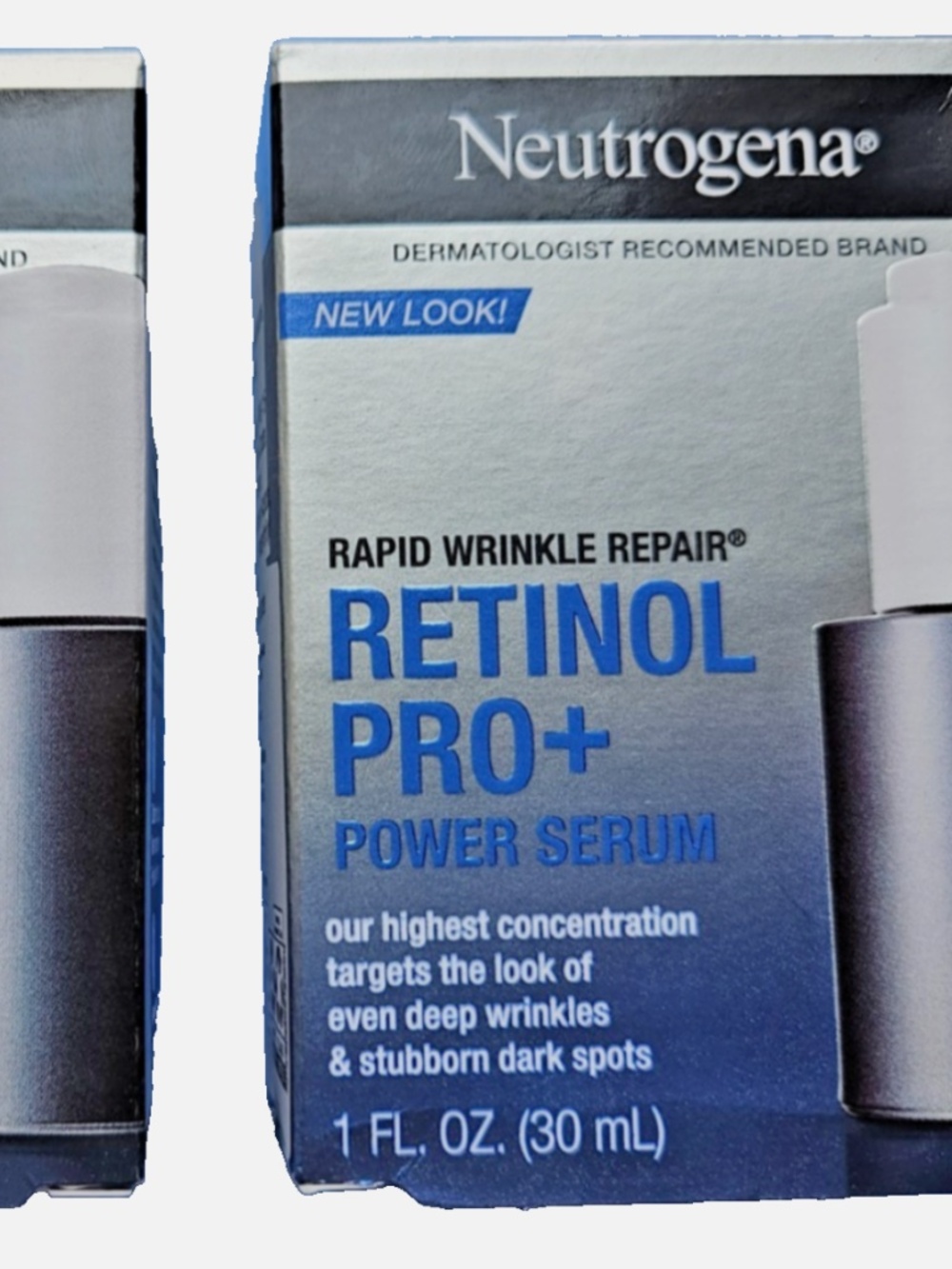 2 PACK Neutrogena Retinol Pro + Power Serum 30 ml Rapid Wrinkle Repair - READ  N